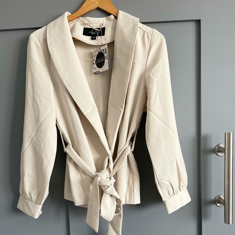 Cream Vegan leather brand new .